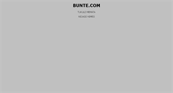 Desktop Screenshot of bunte.com