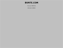 Tablet Screenshot of bunte.com